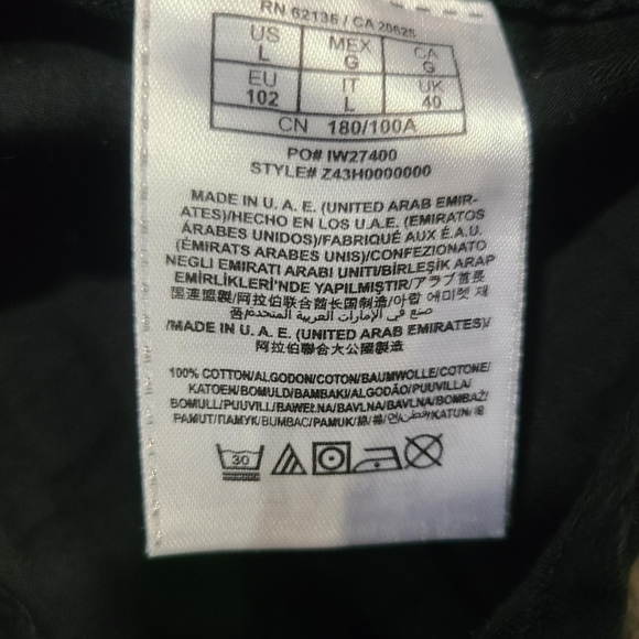 GUESS checkered button down black shirt L - Picture 10 of 10